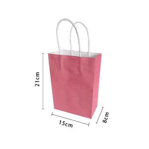 Pink Paper Party Bags