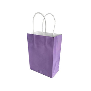 Purple Paper Party Bags