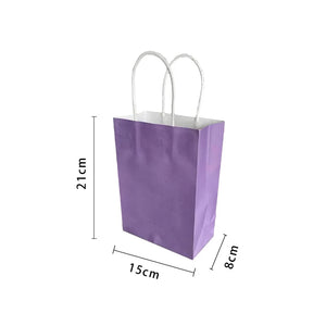 Purple Paper Party Bags