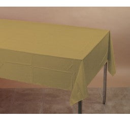 Gold Rectangle Plastic Tablecover