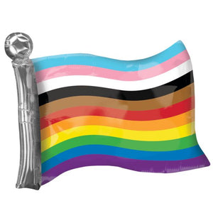 LGBTQ Rainbow Flag Foil Balloon