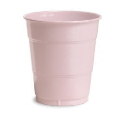 Pale Pink Plastic Cups