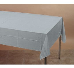 Silver Rectangle Plastic Tablecover