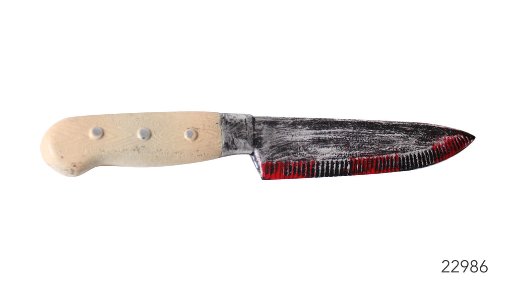 Plastic Gory Bloody Knife Prop The Party Shack