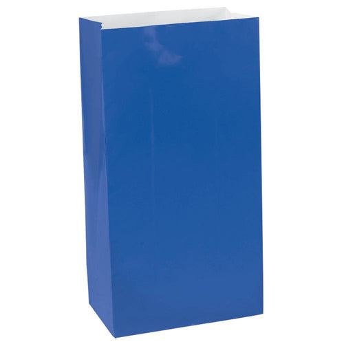 Blue (Royal) Paper Lolly Bags