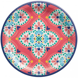 Boho Paper Lunch Plates
