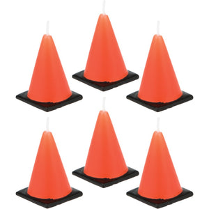 Construction Cone Candles