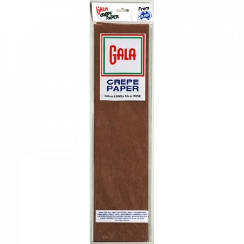 Crepe Paper Sheet - Dark Brown 72
