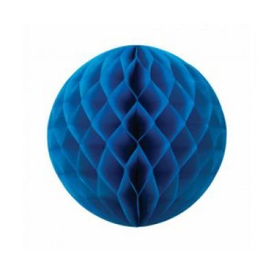 Honeycomb Ball 25cm Electric Blue