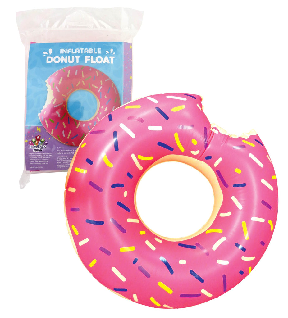Inflatable Doughnut Pool Float The Party Shack