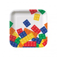 Lego Block Party Lunch Plates