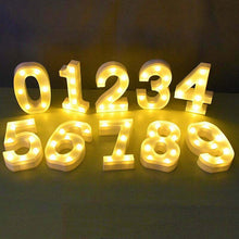 Light Up Numbers - Scroll to choose your numbers!