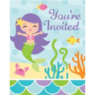 Mermaid Invitations