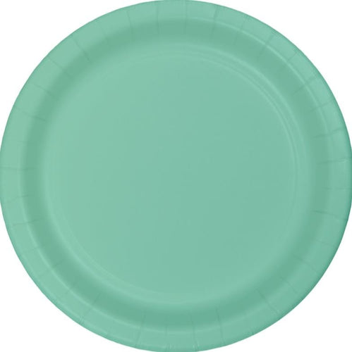 Mint Green Paper Snack Plates