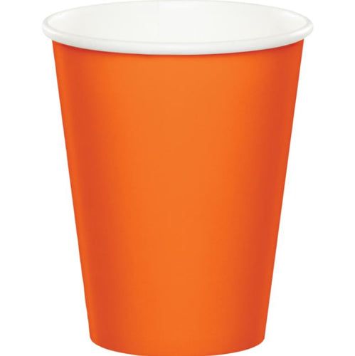 Orange Paper Cups