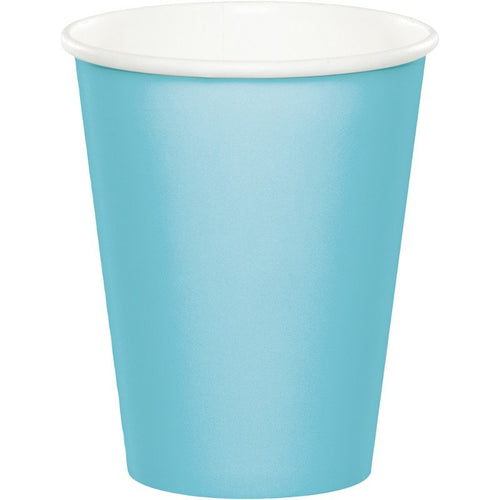 Pale Blue Paper Cups