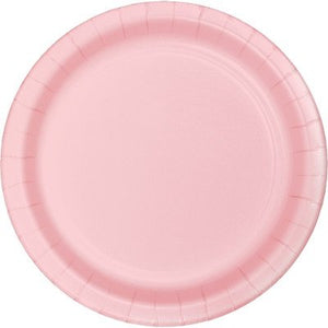 Pale Pink Paper Snack Plates