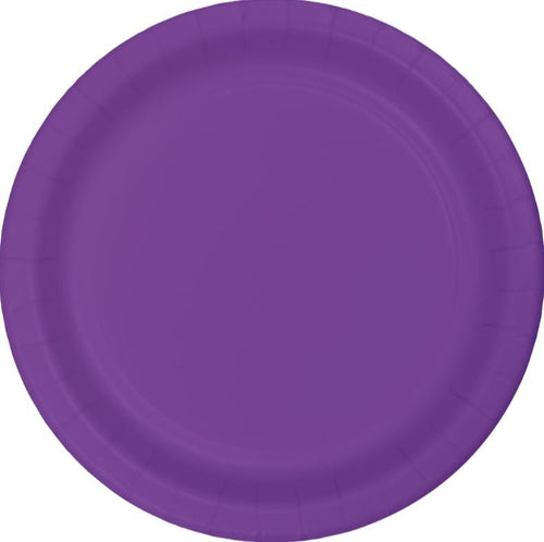 Purple/Amethyst Paper Snack Plates