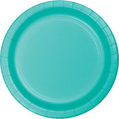 Teal Paper Snack Plates