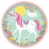 Magical Unicorn Dinner Paper Plates