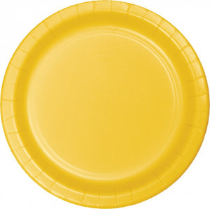 Yellow Paper Dinner Plates