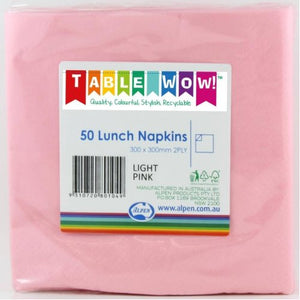 Pale Pink Lunch Napkins P50