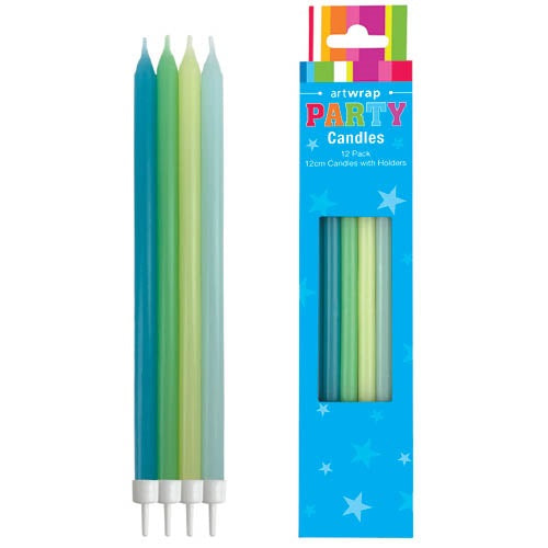 Green/Mint/Yellow candles E8793