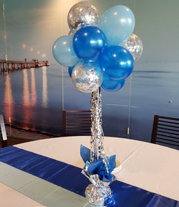 Balloon Topiary Tree with confetti
