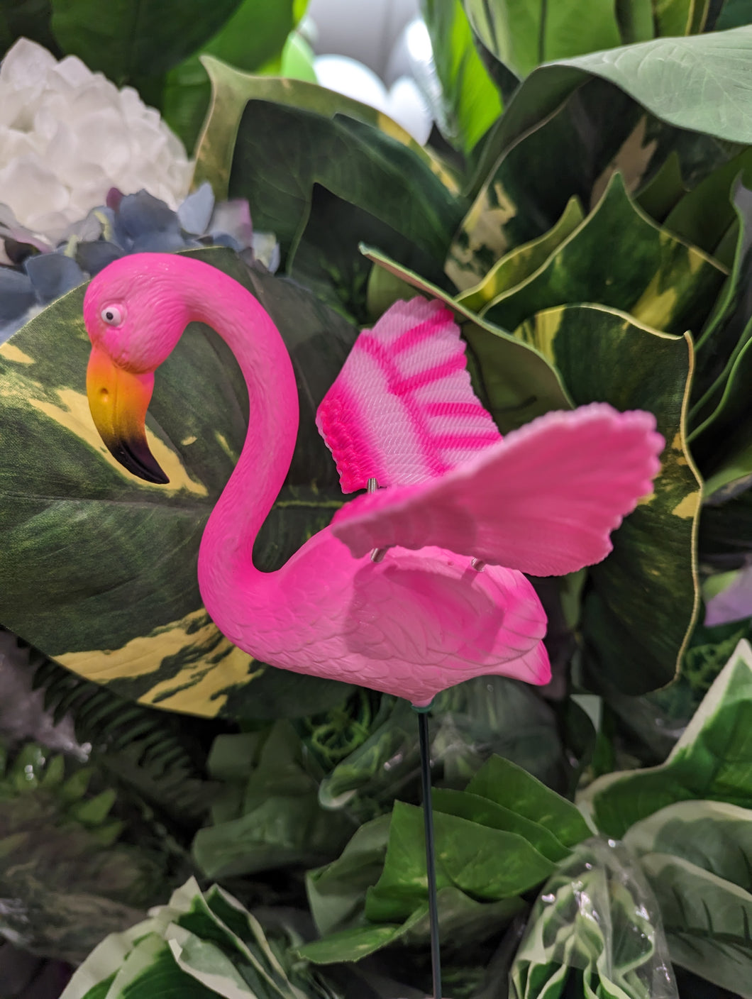 Flamingo on a stick