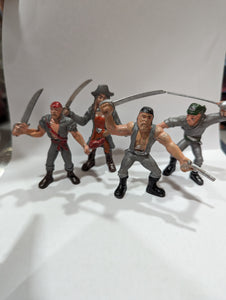 Pirate Figurines Pack 4