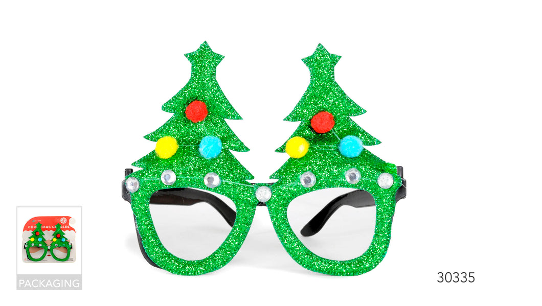 Christmas Tree Novelty Glasses