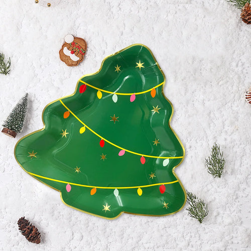 Christmas Tree Paper Plates