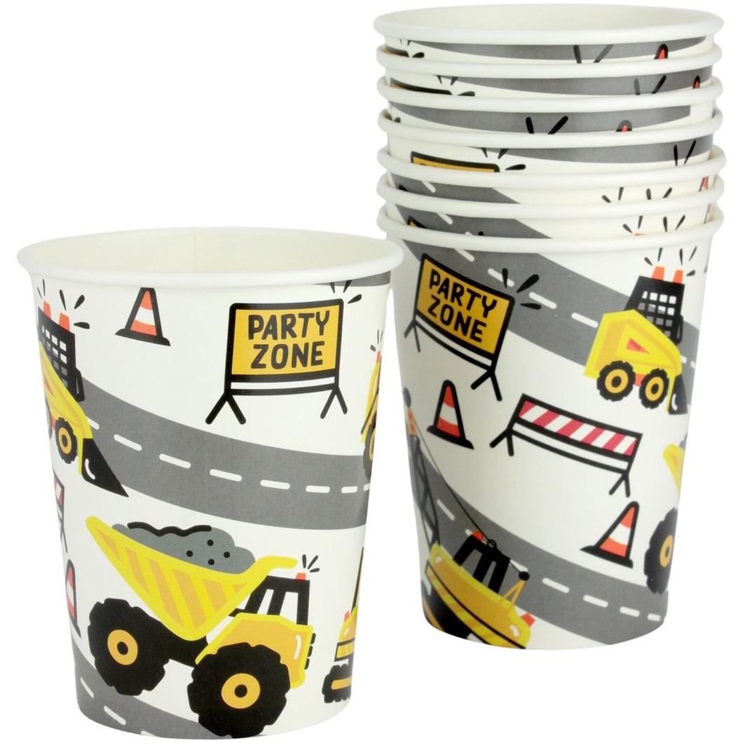 Construction Party Paper Cups
