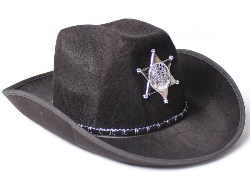 Cowboy Hat - Deputy Sheriff - Black – The Party Shack