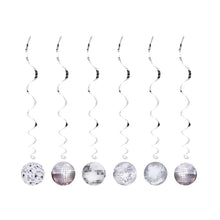 Disco Ball Swirls Silver