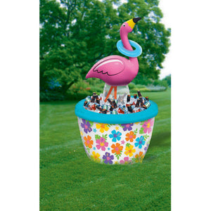 Inflatable Flamingo Ring Toss Game & Cooler