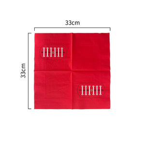 Footy Napkins