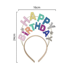 Happy Birthday Headband Deluxe