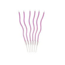 Wavy Candles - Hot Pink