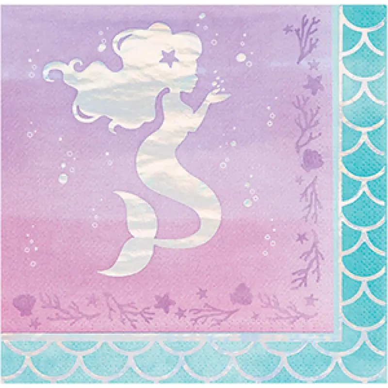 Mermaid Shine Lunch Napkins