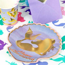 Mermaid Shell Shape Plates