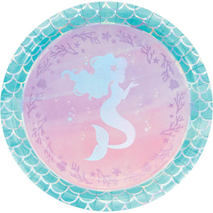 Mermaid Shine Lunch Paper Plates