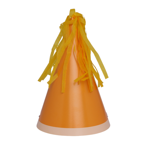 Orange Party Hats