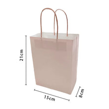 Pastel Pink Paper Party Bags