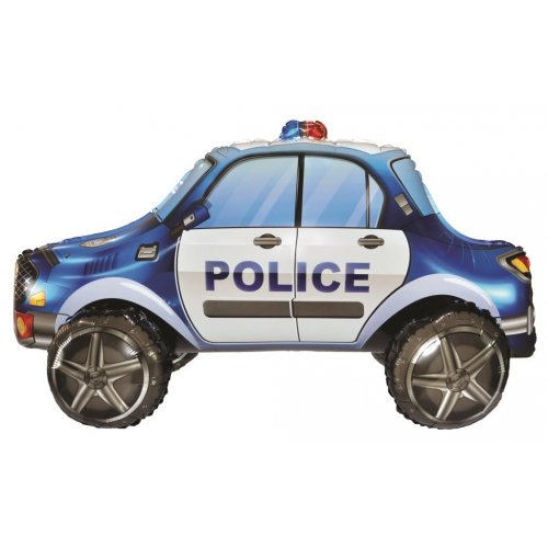 Standing Airz Police Car Balloon – The Party Shack
