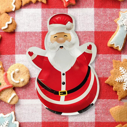 Santa Paper Plate pm