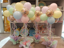 Balloon Topiary Tree with confetti