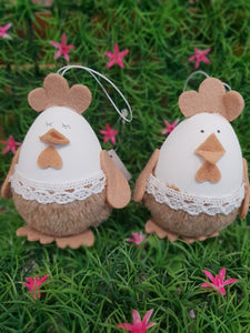 Easter Egg Hanging Chickens
