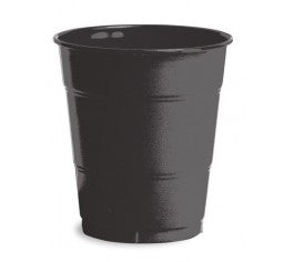 Black Plastic Cups