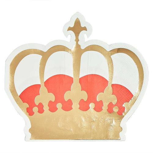 Coronation Party Crown Napkins